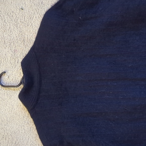 Talk of the Walk Atlantic City Black Angora Fur Long Coat/ Cardigan with Pockets - Picture 7 of 8